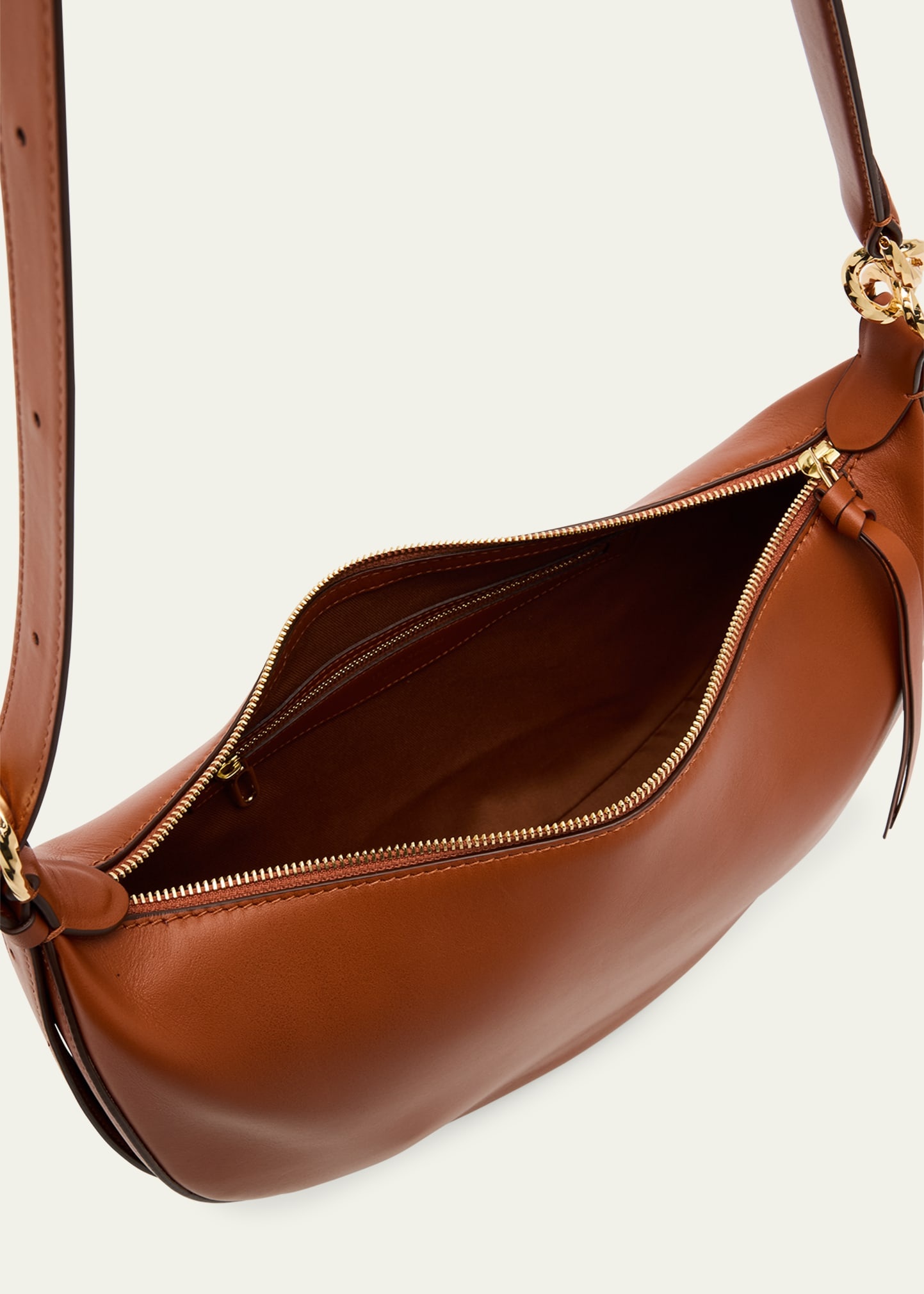 Twyla Small Calf Leather Hobo Bag - 4