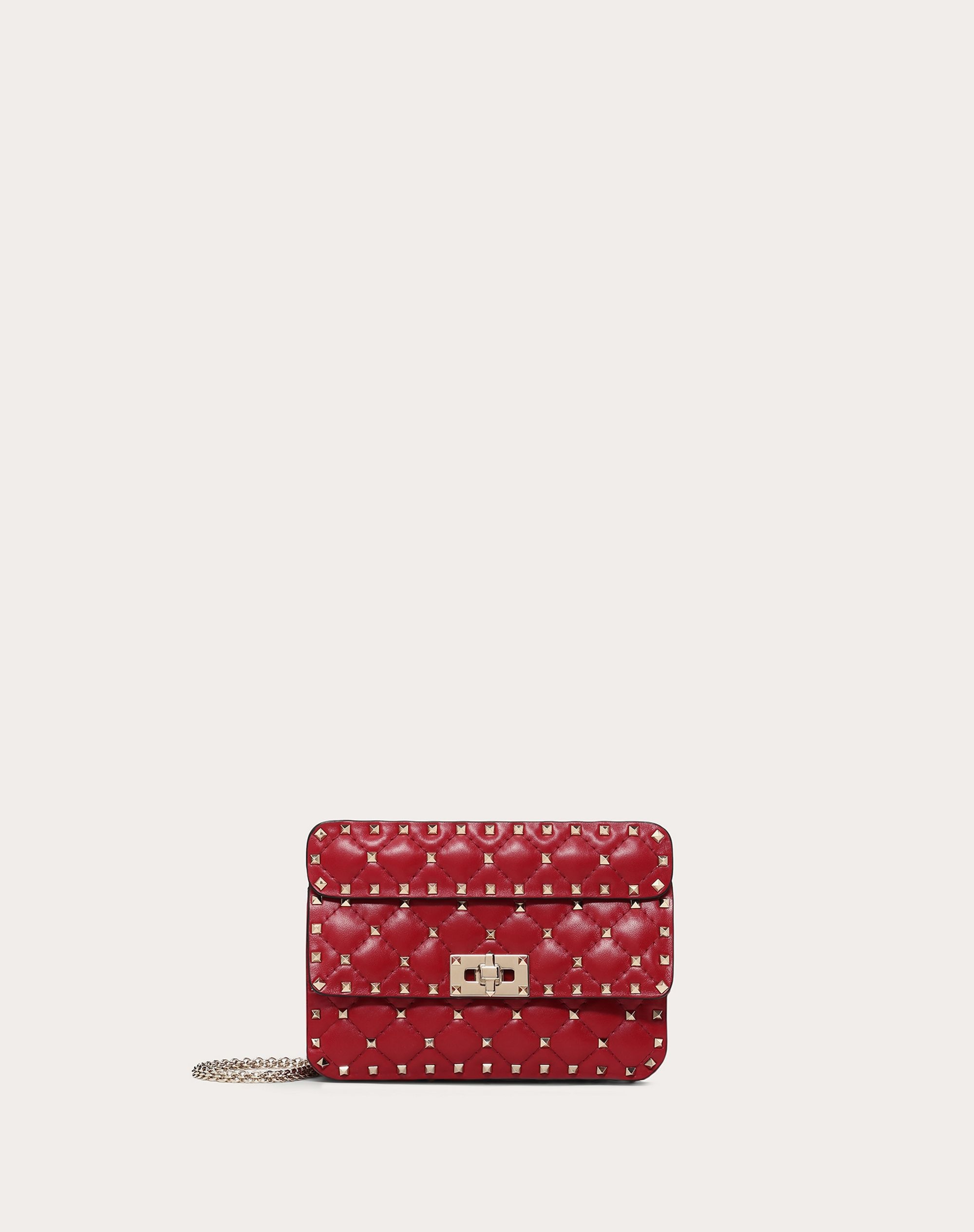 Small Rockstud Spike Nappa Leather Bag - 1