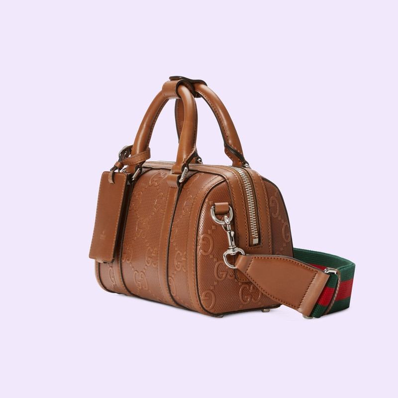 GUCCI GG embossed mini duffle bag outlook