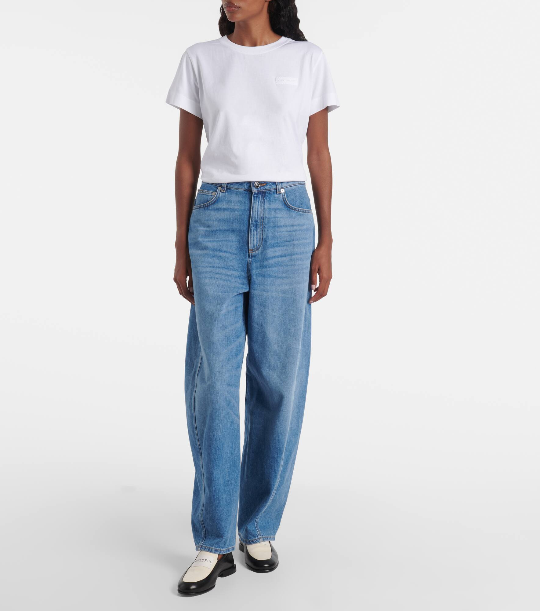 Cocoon high-rise barrel-leg jeans - 7