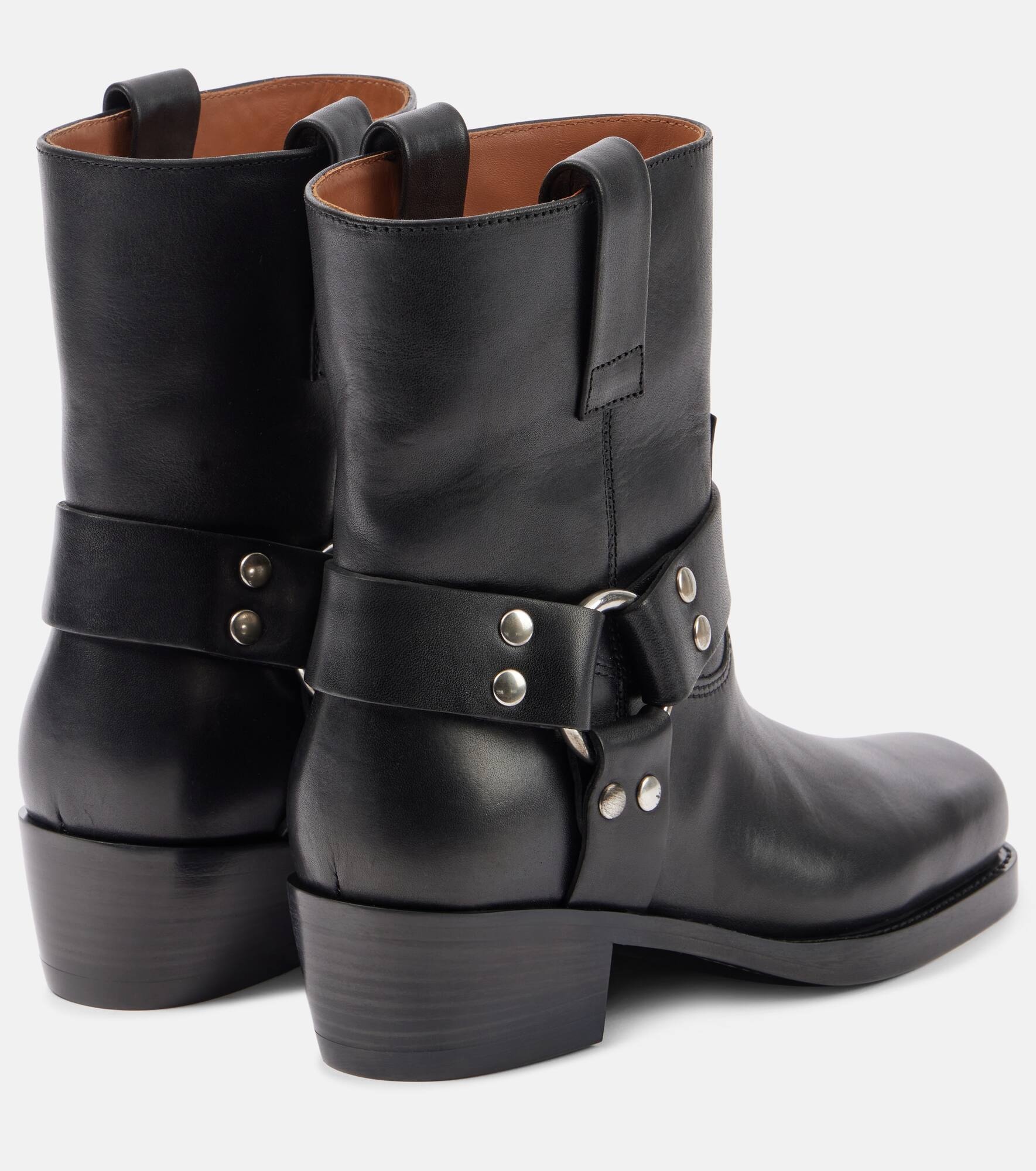 Roxy 45 leather biker boots - 3