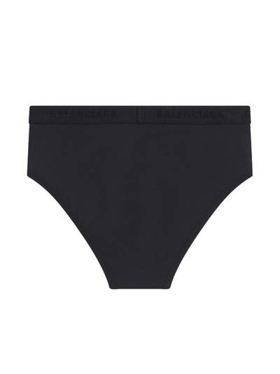 BALENCIAGA logo-waistband swim briefs outlook