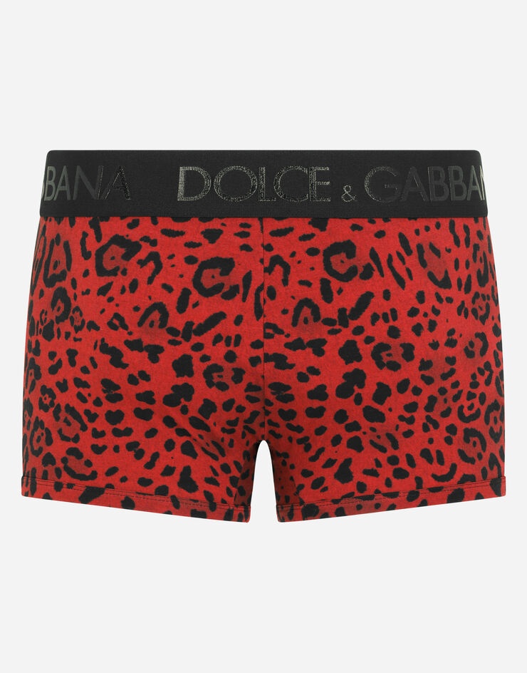 Leopard-print two-way stretch jersey boxers - 3