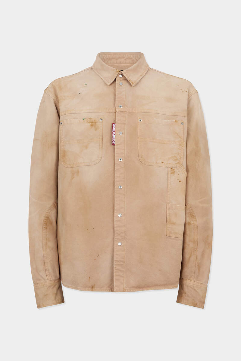 GARMENT DYED CARPENTER SHIRT 1