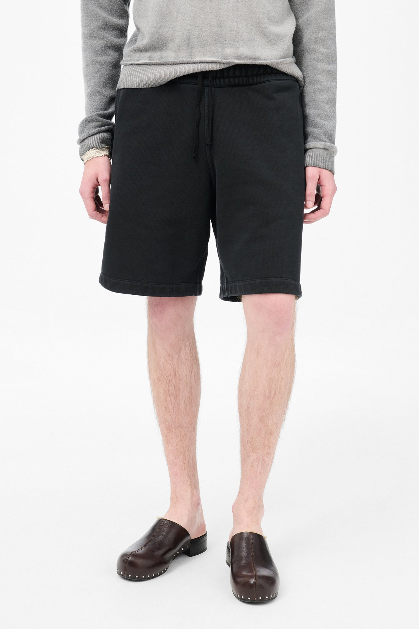 Plage Shorts Pigment Black Hefty Fleece - 4