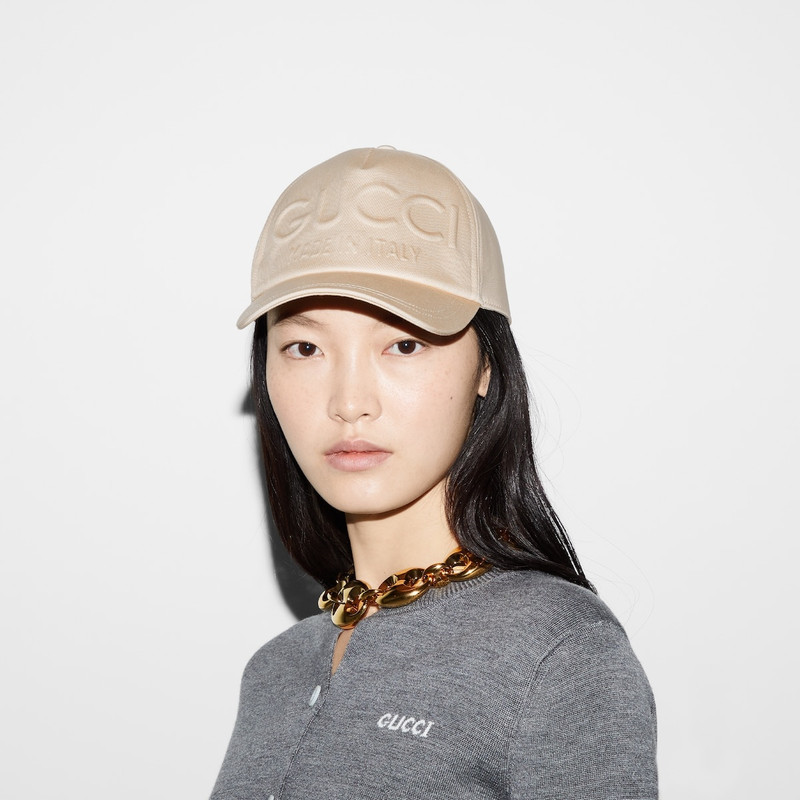 Gucci embossed baseball cap 3