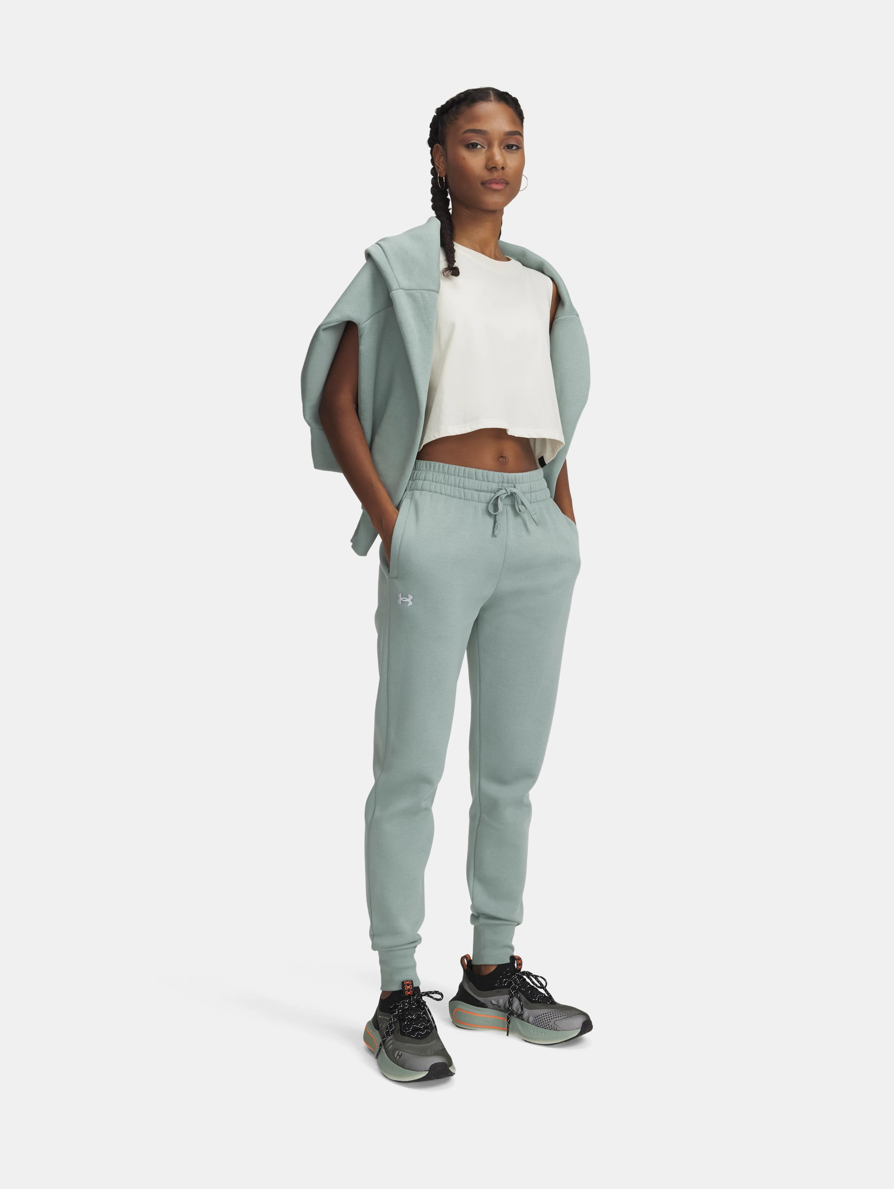 Women's UA Rival Fleece Joggers - 3