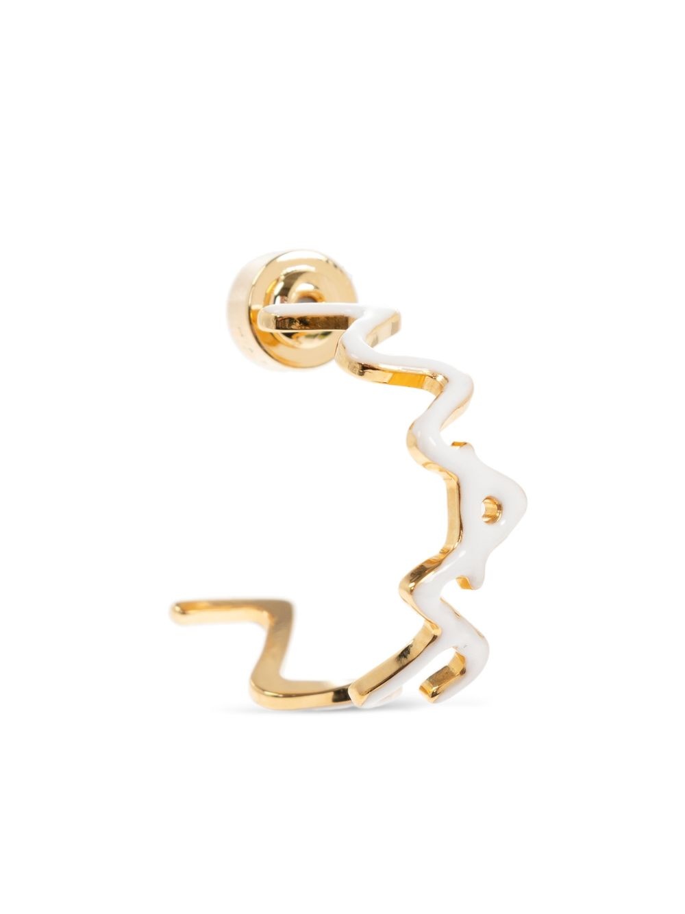 zigzag-hoop earrings - 2