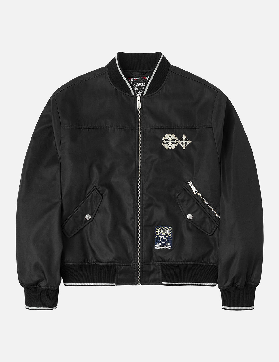 Crane inserted Daicock Relax Fit Bomber Jacket - 4