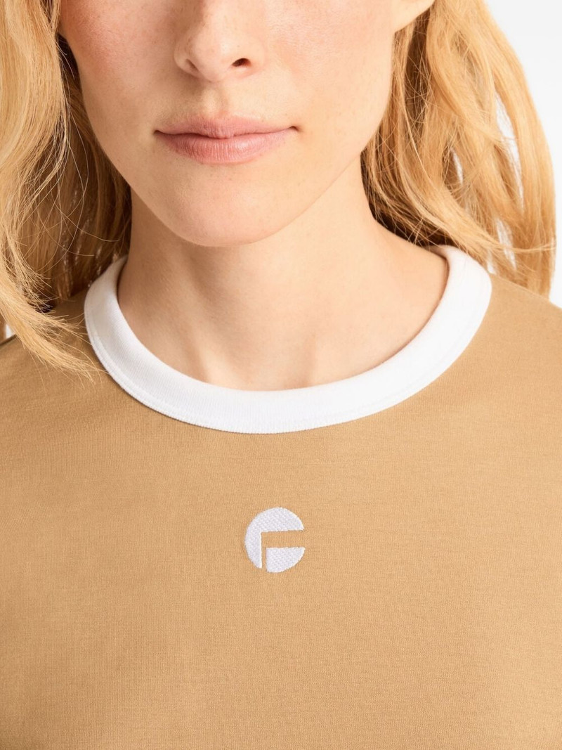 Tanixa contrast-trims T-shirt 5