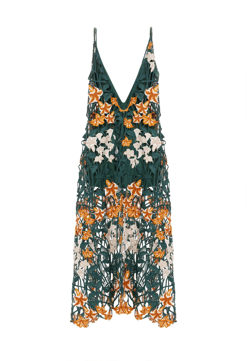 Hierbaluisa Sabanero Nocturno Crochet Maxi Dress 3