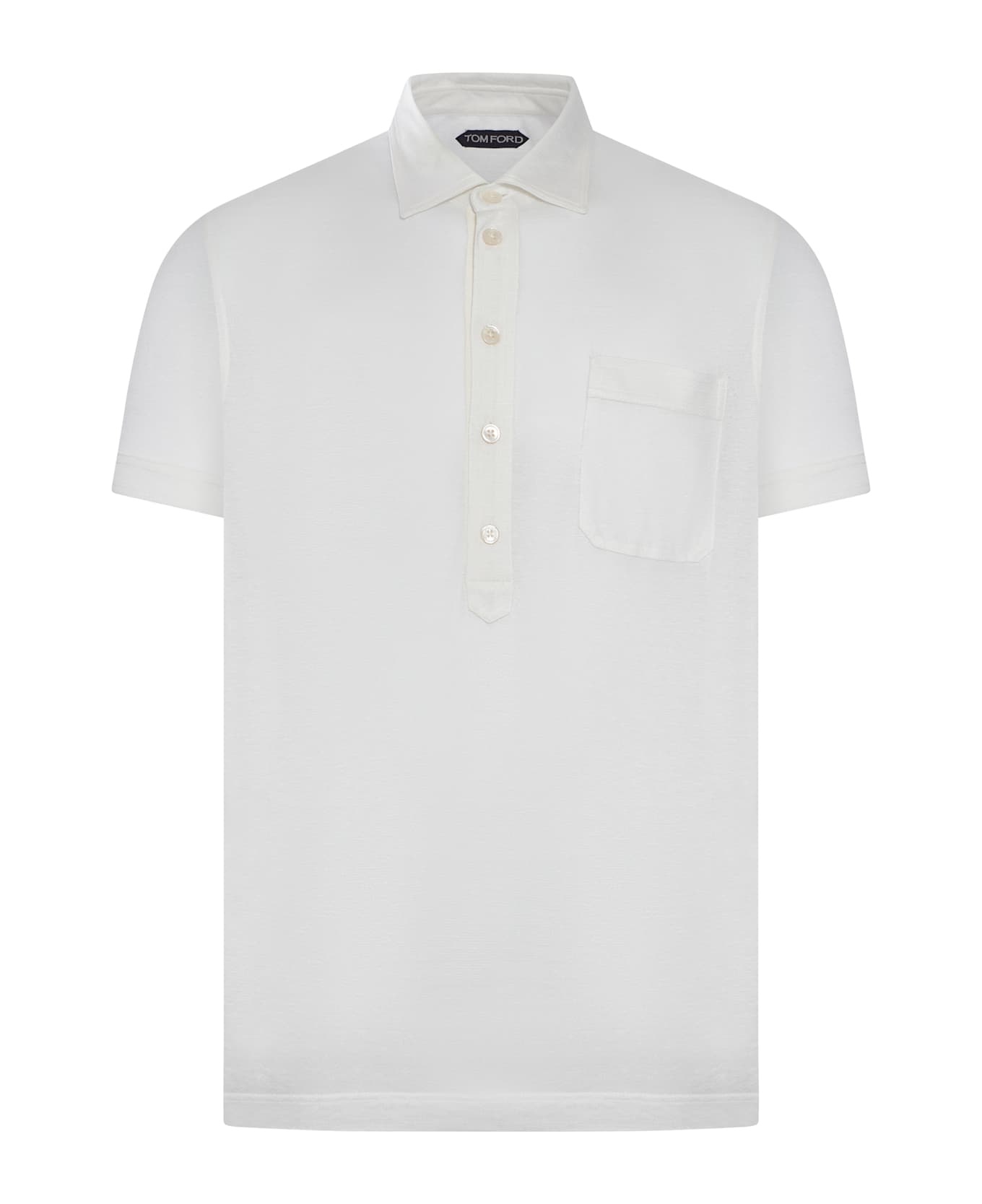 Short Sleeve Silk Polo - 1