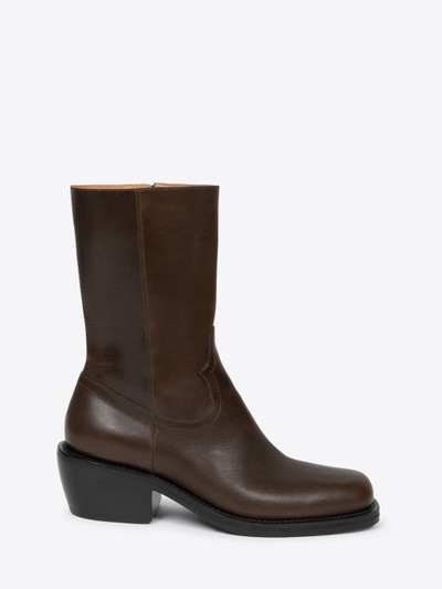 Dries Van Noten HIGH LEATHER BOOTS outlook