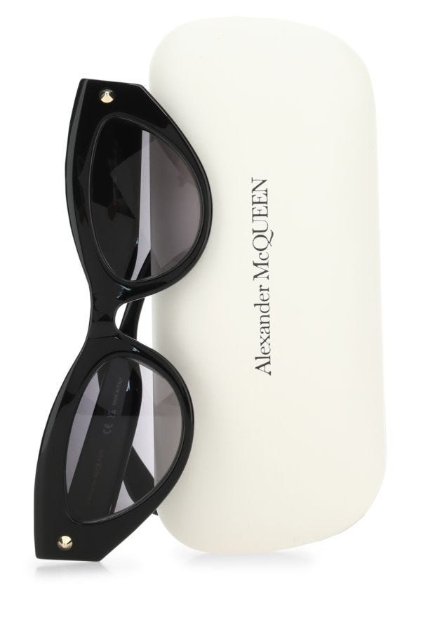 Alexander McQueen Black acetate Spike Studs sunglasses
