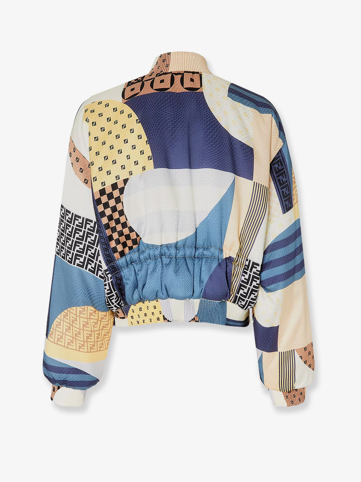 Reversible Patchwork Silk Bomber - 5