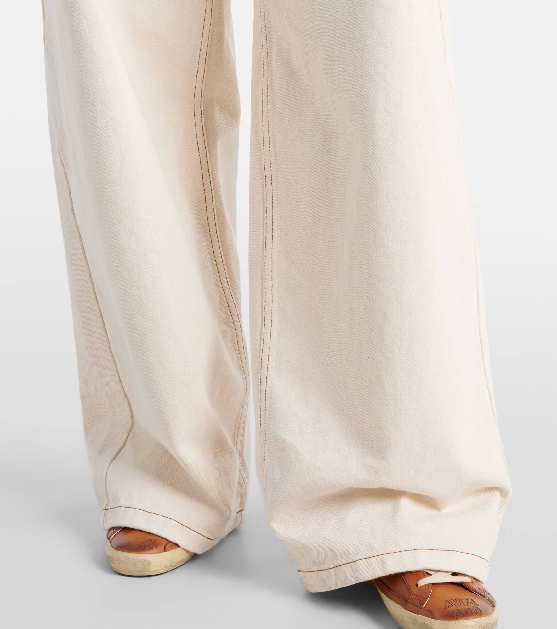 High-rise wide-leg jeans - 5