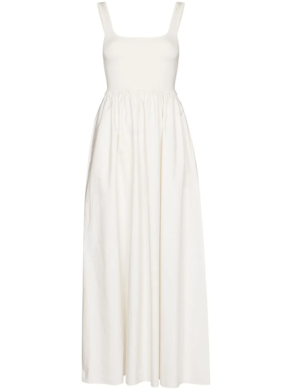 square-neck sleeveless maxi dress - 1