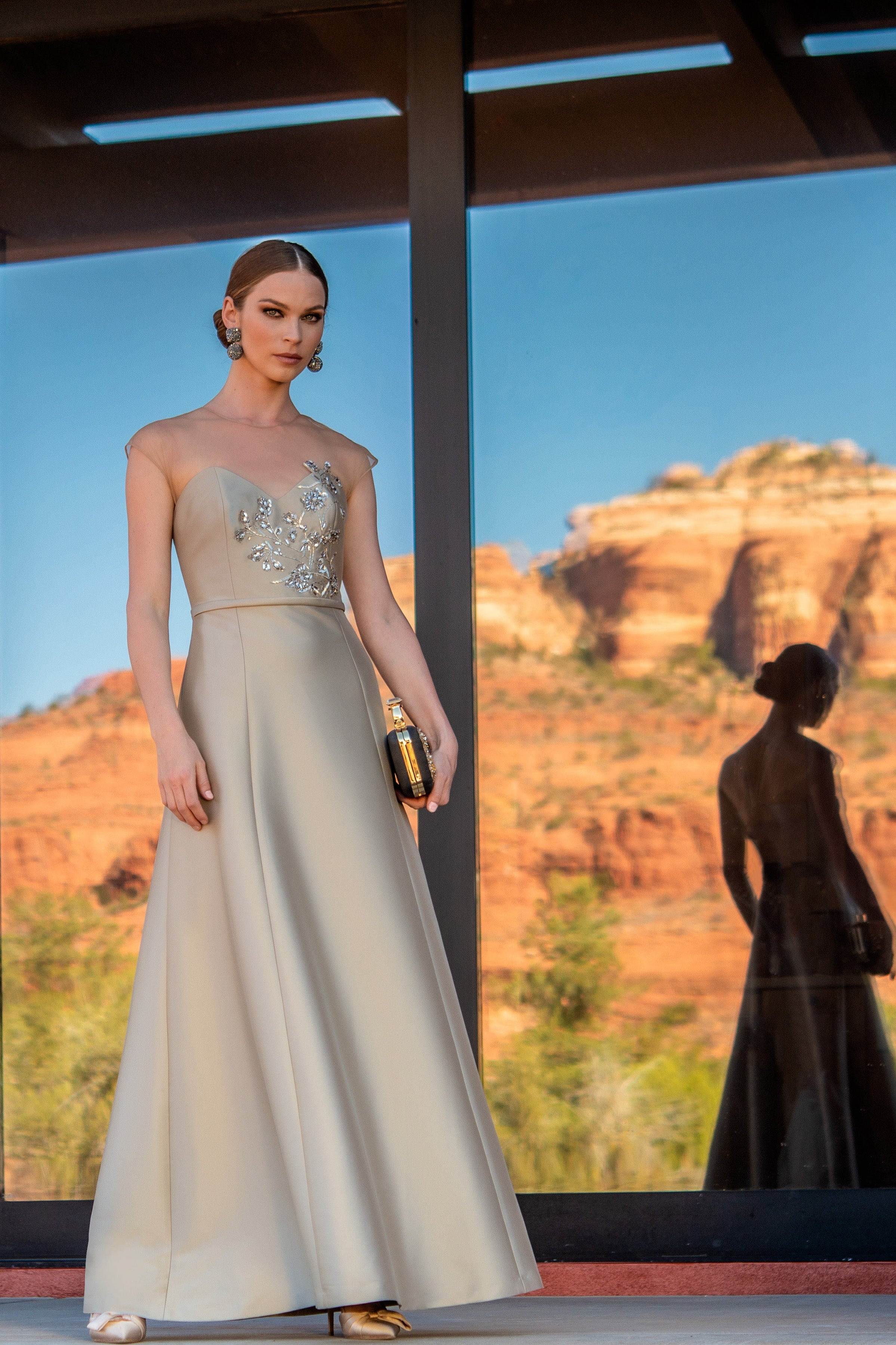 BETSY GOWN - PEWTER - 2