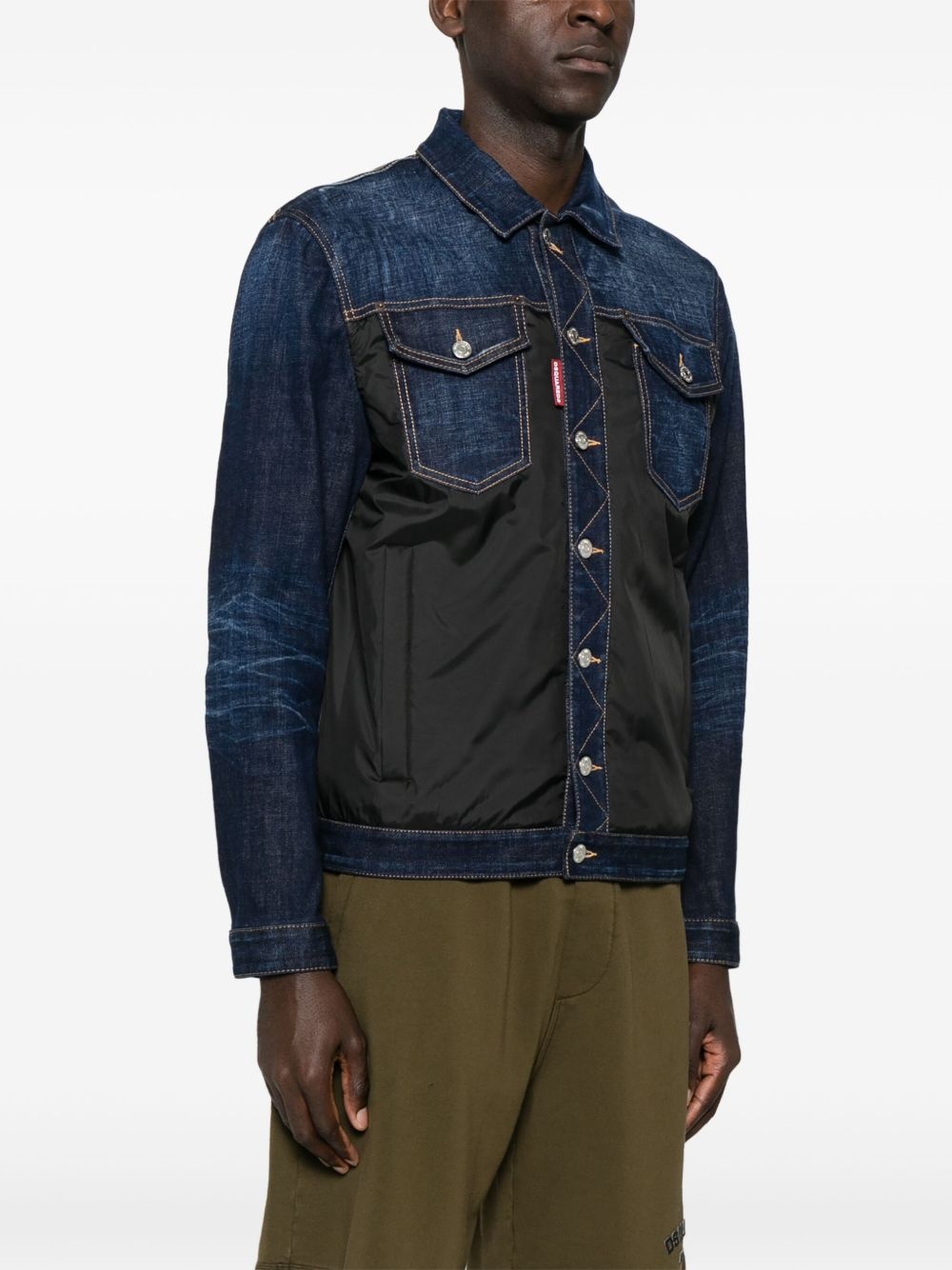 Denim Puffer jacket - 3