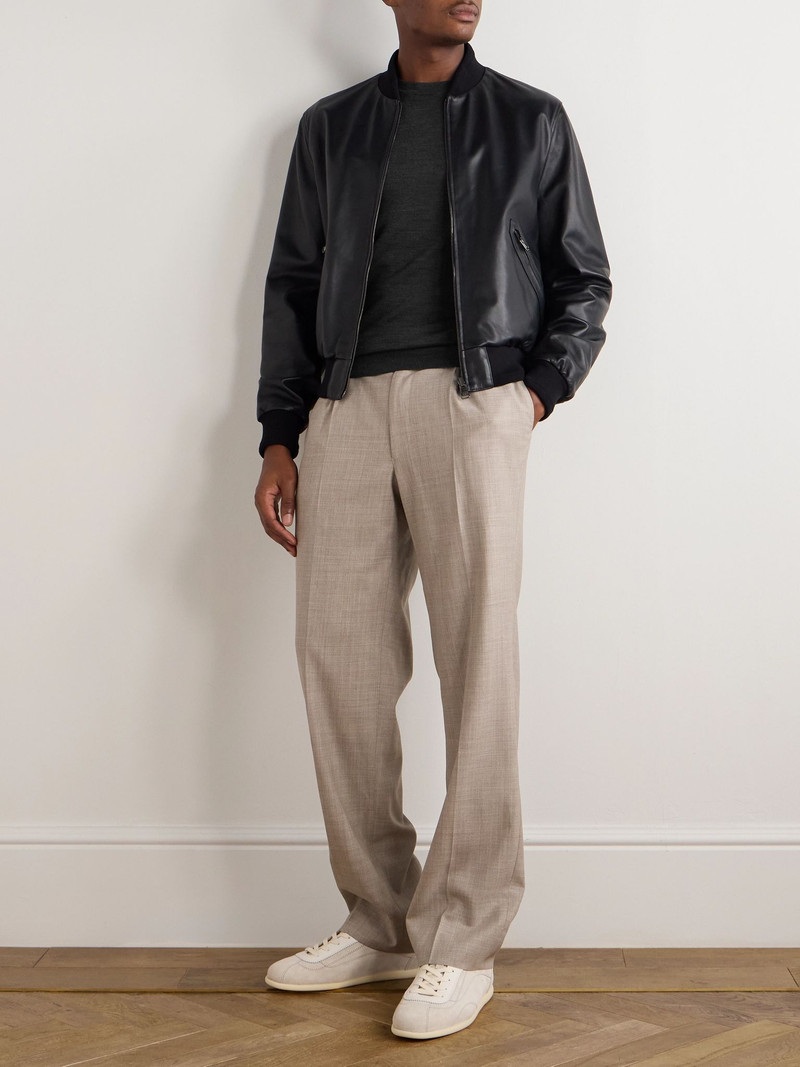 Canali Slim-Fit Wool Sweater Navy outlook