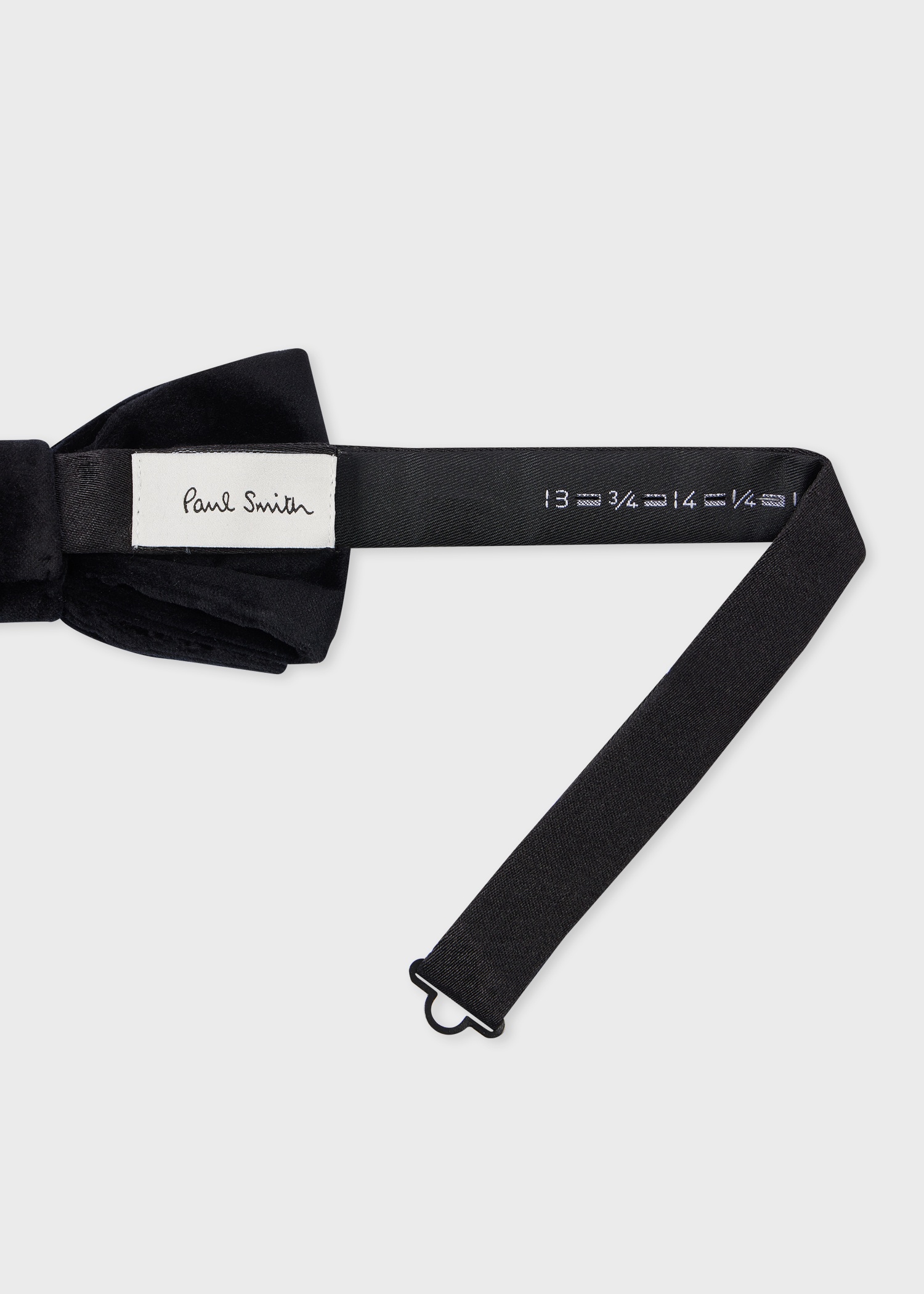 Black Velvet Bow Tie - 3