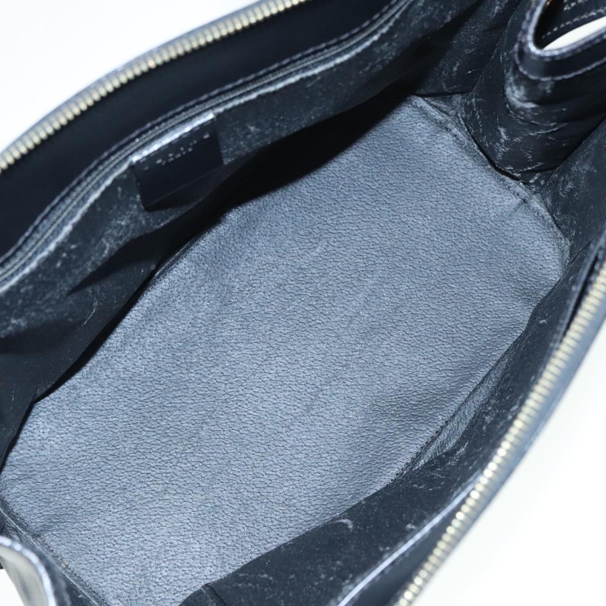 CELINE Macadam Canvas Hand Bag Pvc Black - 10