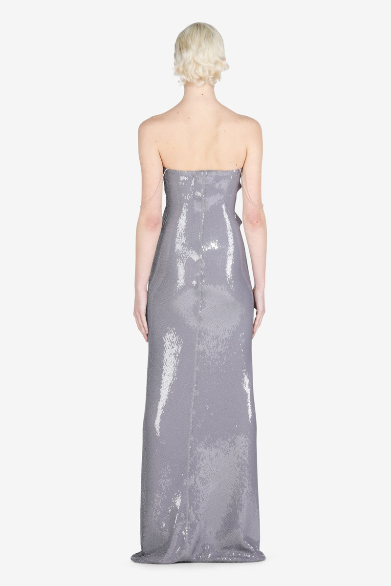 N°21 SEQUIN-EMBELLISHMENT STRAPLESS MAXI DRESS outlook
