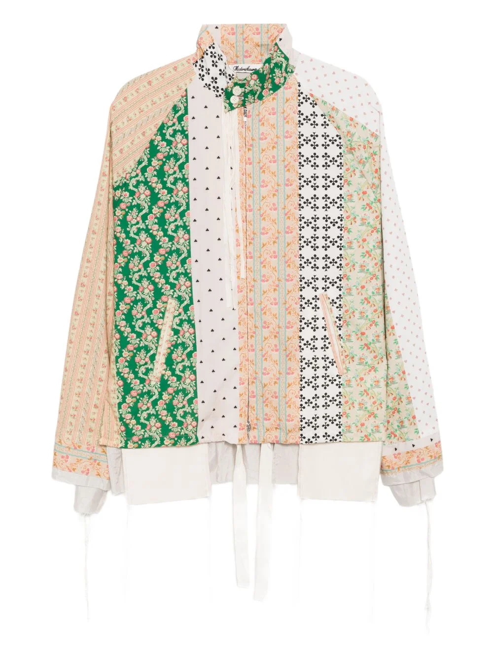 floral-print jacket - 1