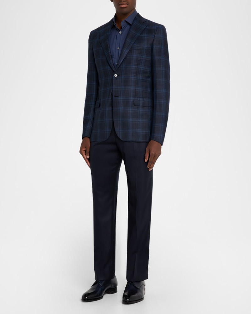 Brioni Men's Asolo Wool-Cashmere Drawstring Pants outlook