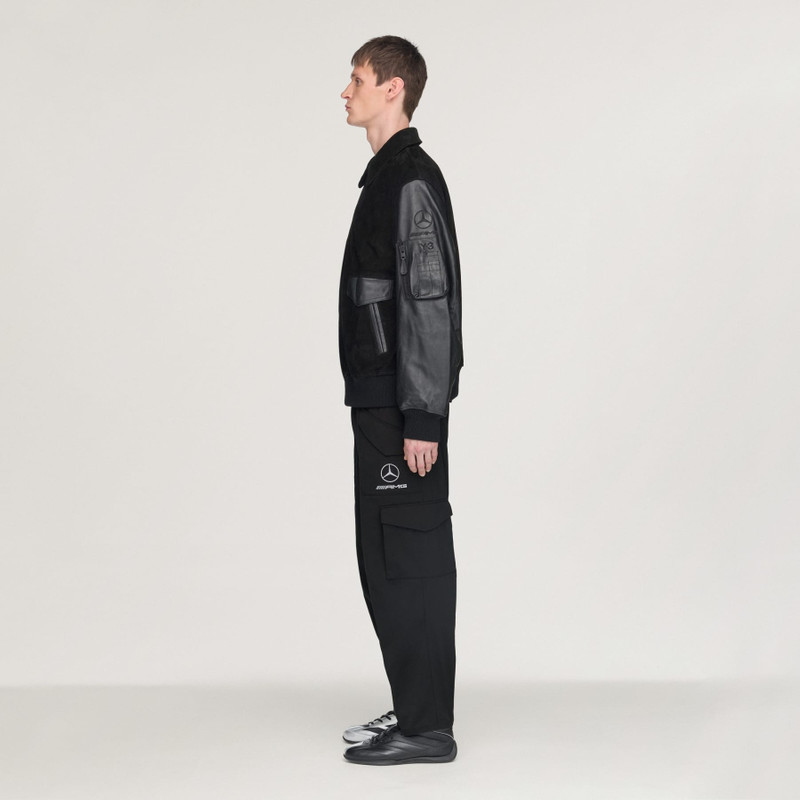 Y-3 MERCEDES LEATHER RACING JKT 4