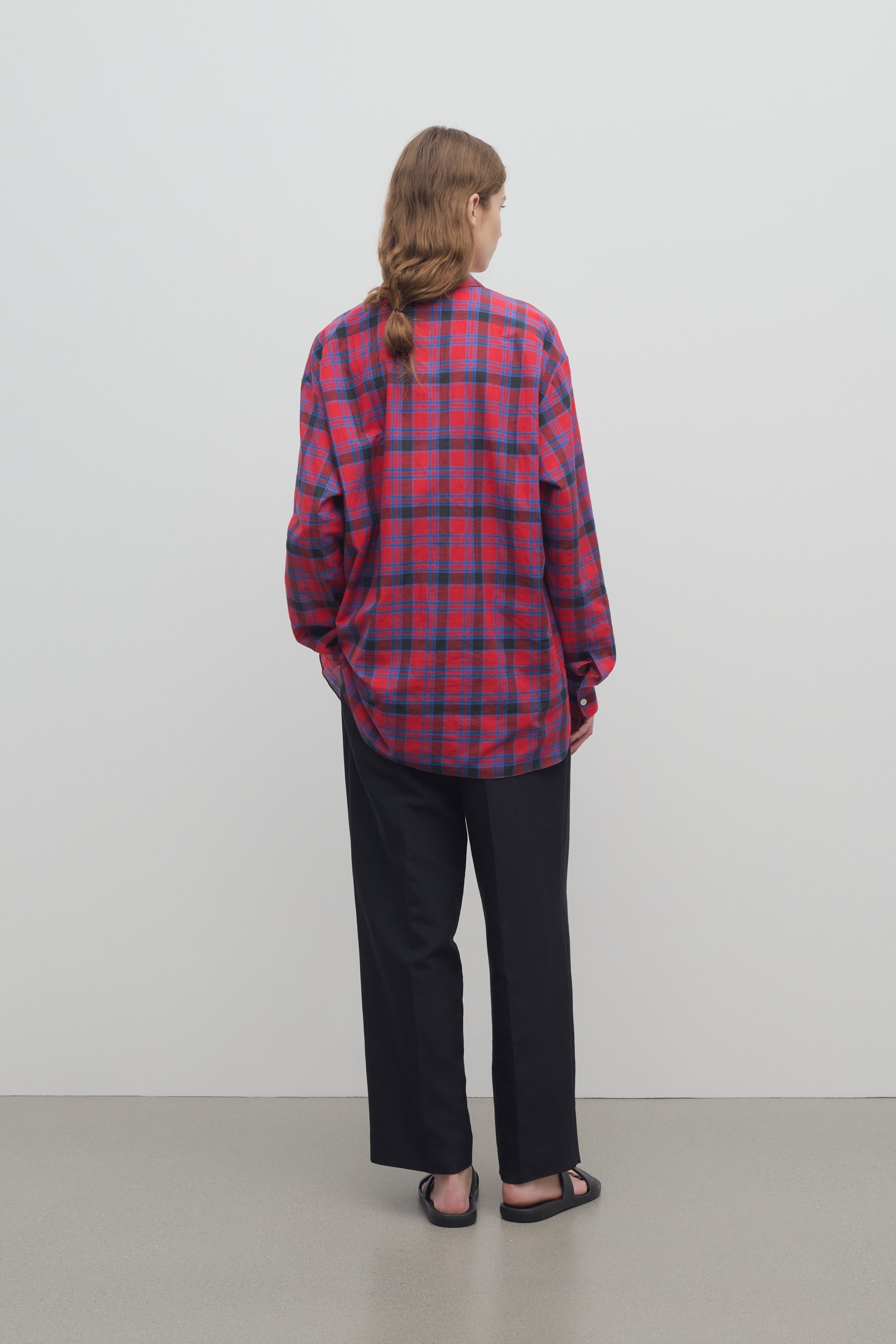 Lilas Pant in Wool and Linen - 5