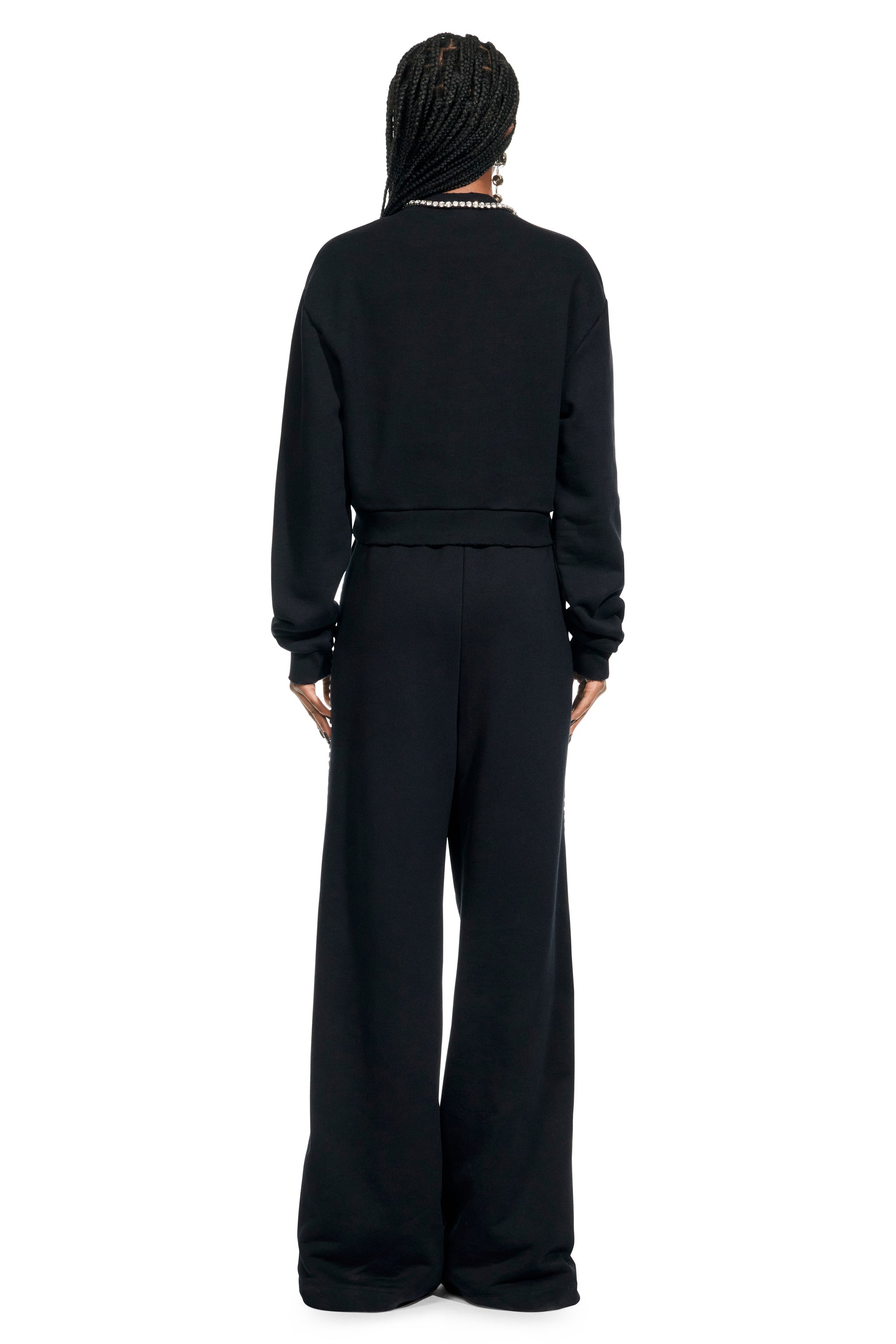 DECO BOW V-NECK SWEATSHIRT - 6