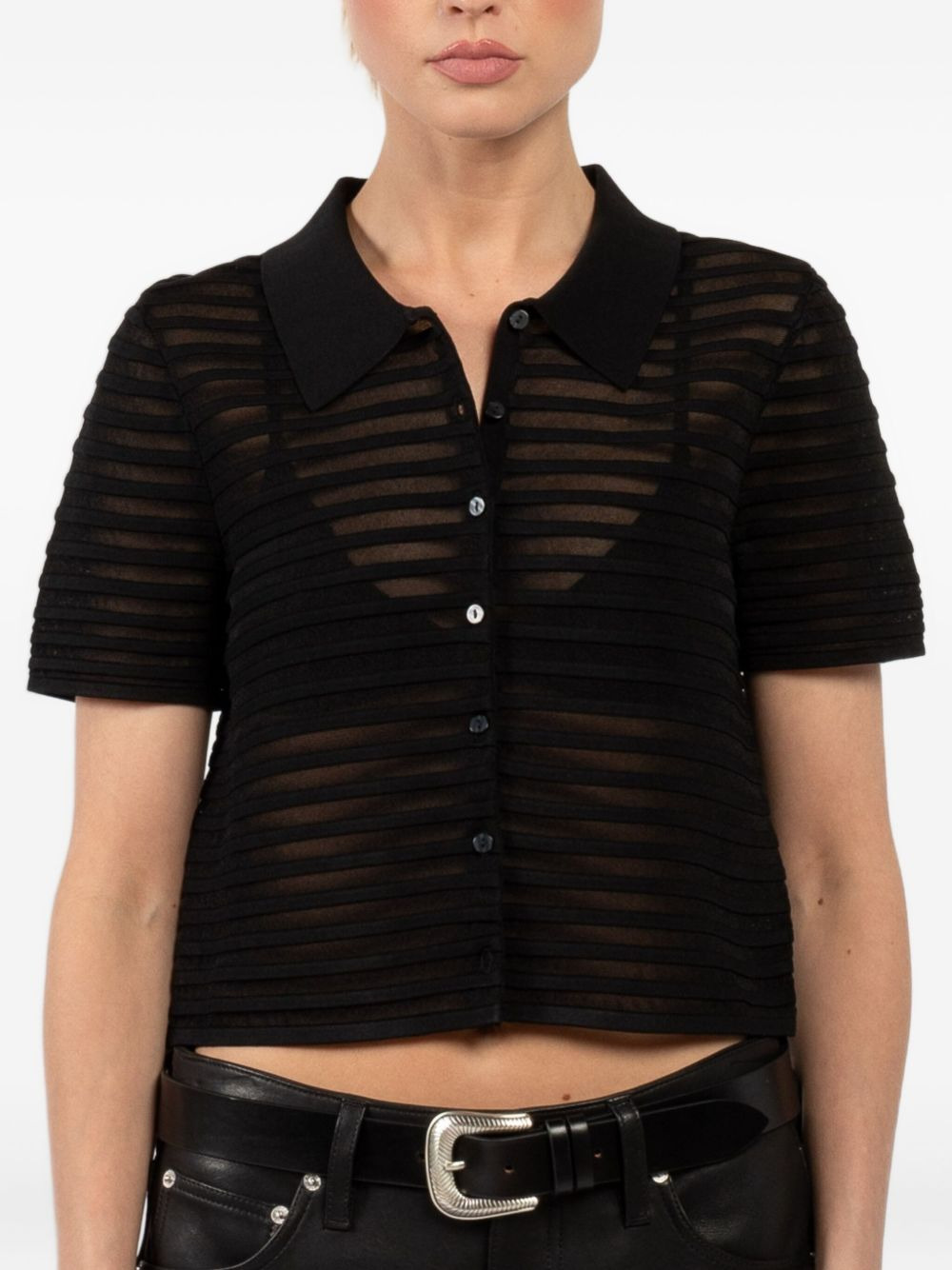 short-sleeve cardigan - 5