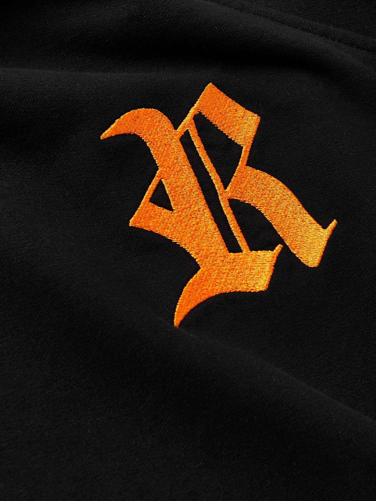 Oversized Logo-Embroidered Cotton-Jersey Hoodie - 4