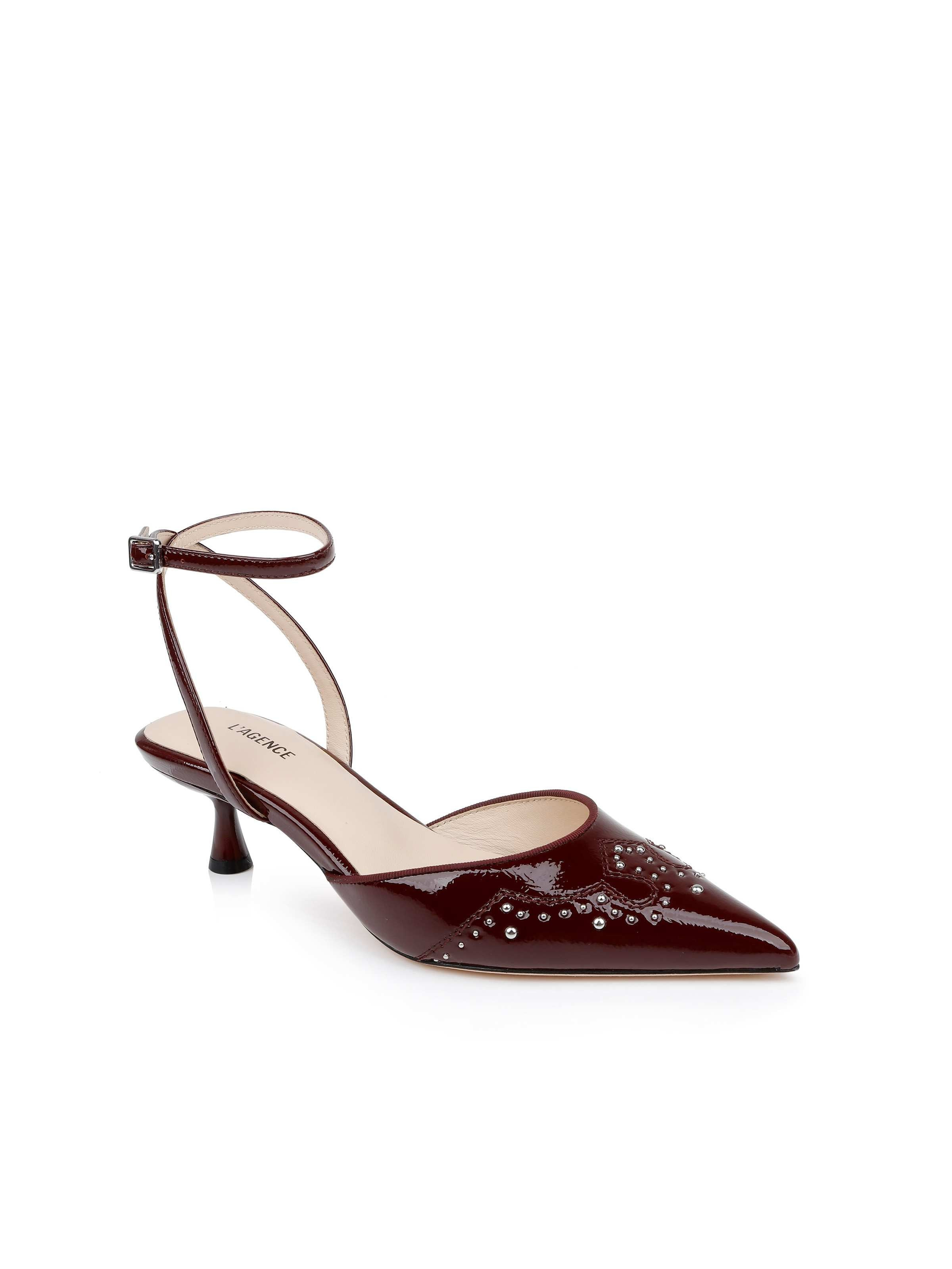 Liana Leather Kitten-Heel Mule - 2