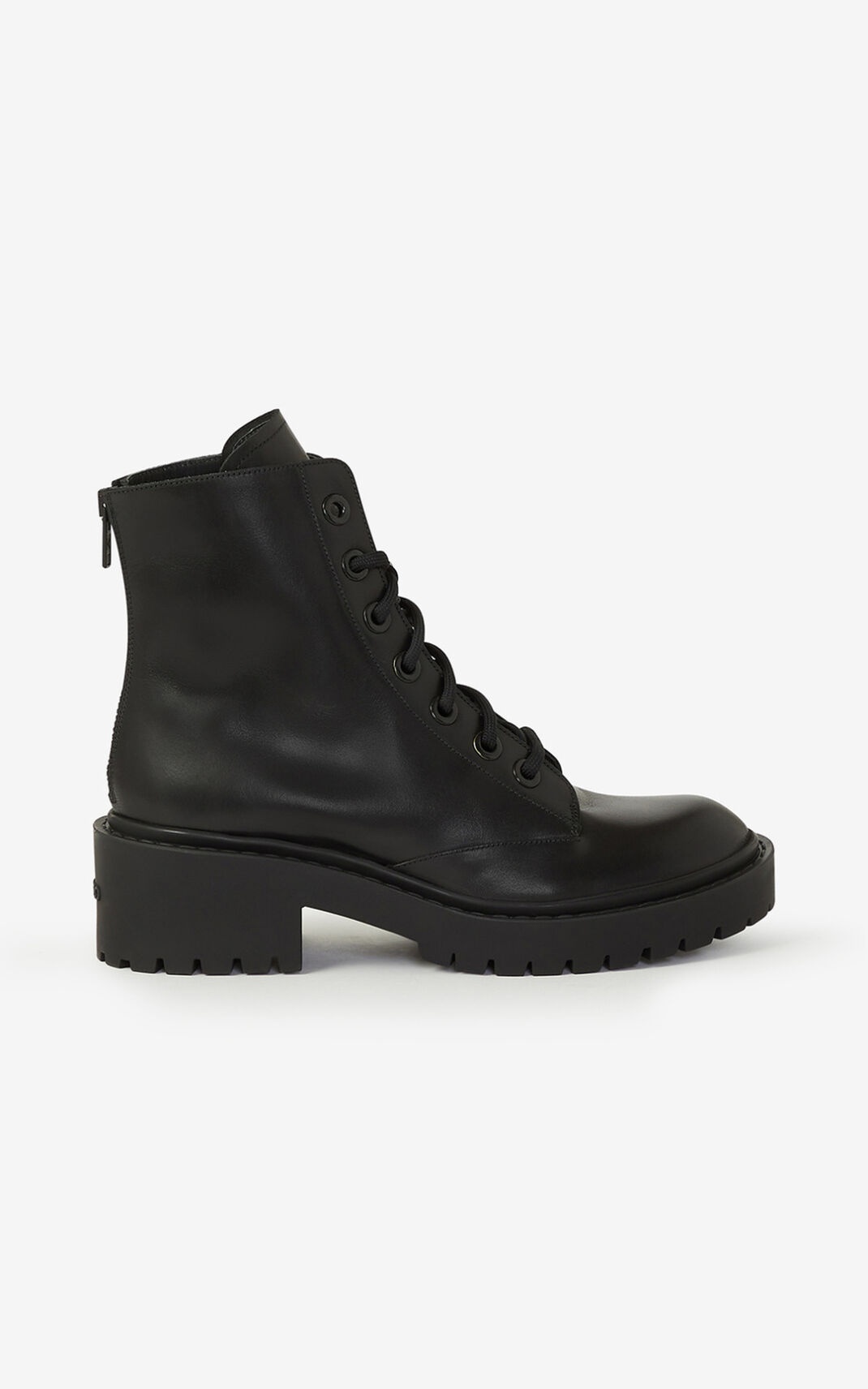 Lace-up Pike leather ankle boots - 1