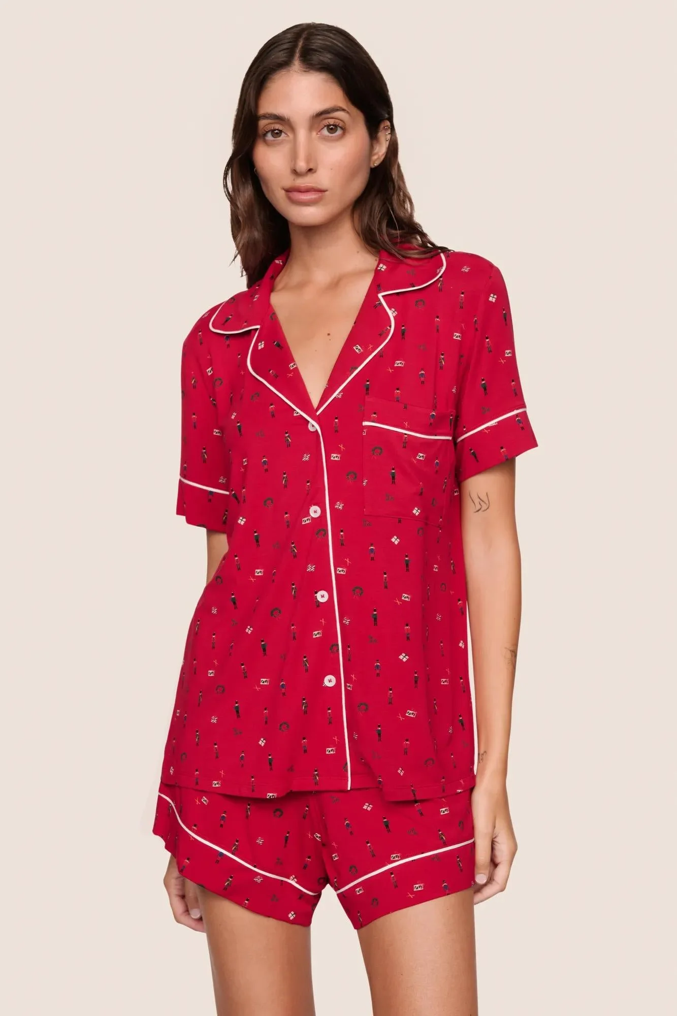 Gisele Printed TENCEL™ Modal Relaxed Short PJ Set - 1