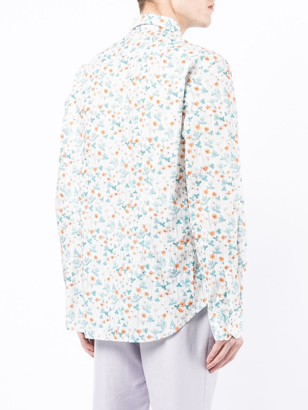 floral-print long-sleeve shirt - 4