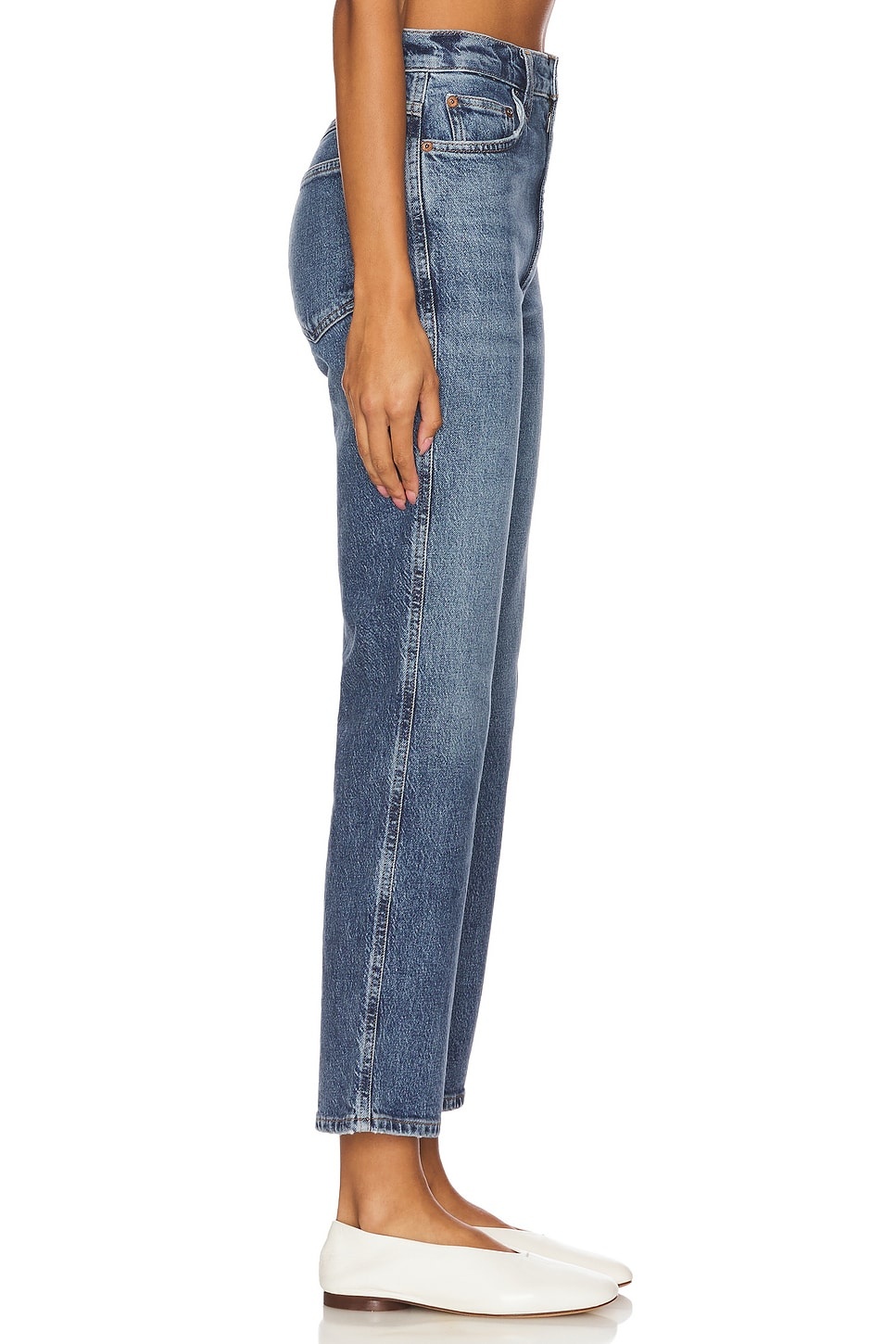 Pinch Waist High Rise Kick Flare - 3