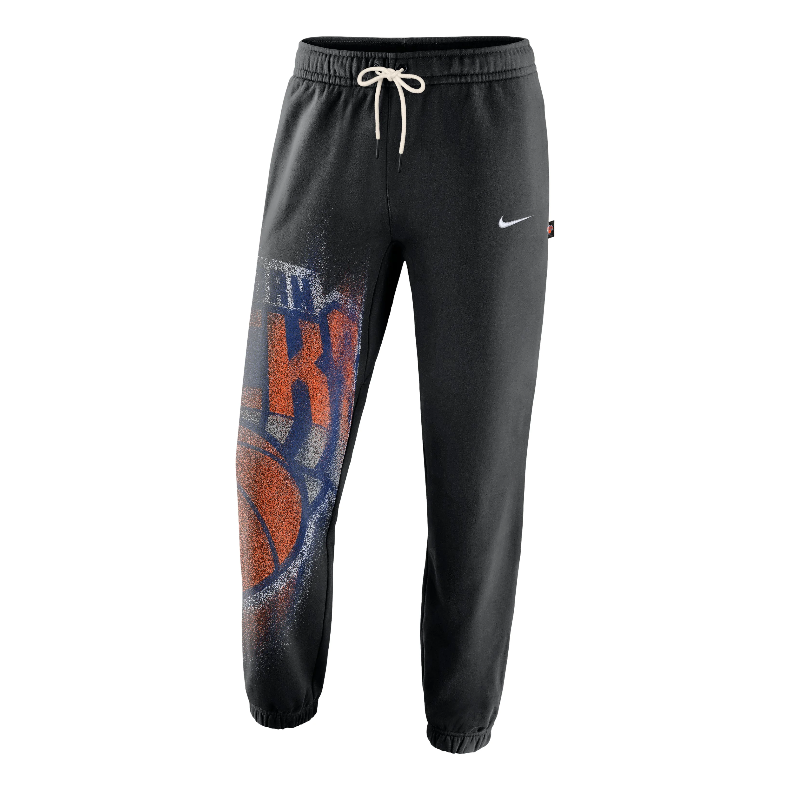 Nike New York Knicks Standard Issue Fleece Pants 'Black White' IQ1520-010 - 1