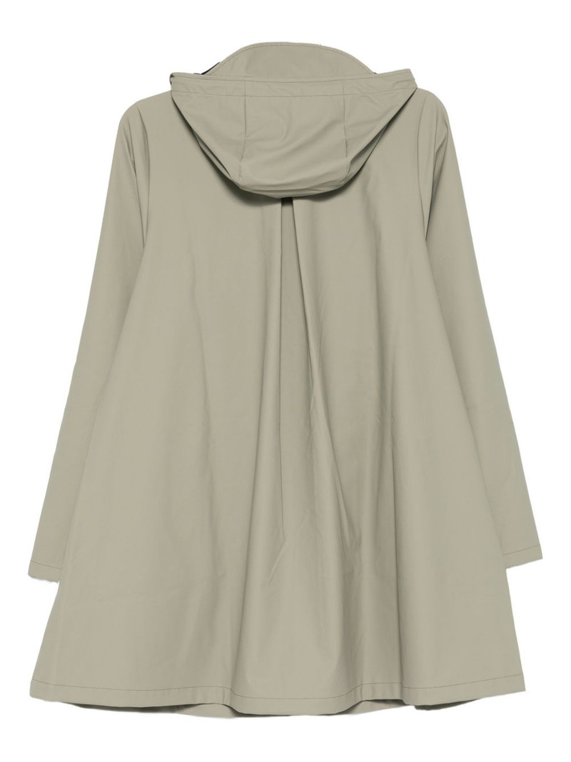 RAINS hooded raincoat outlook