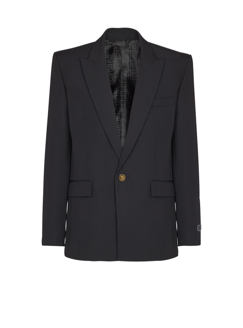 Grain de poudre wool 1-button jacket 1