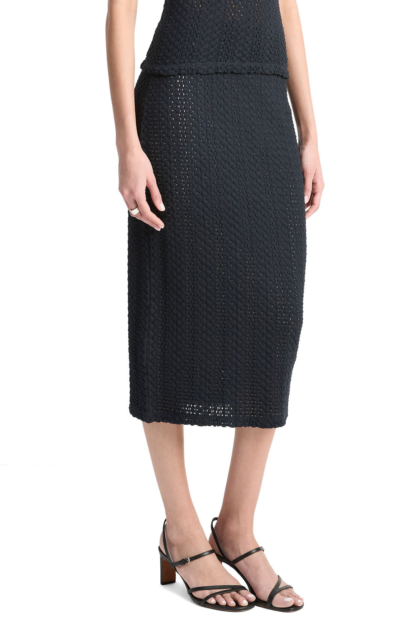 Vince Midi Knit Skirt in Coastal at Nordstrom - 3