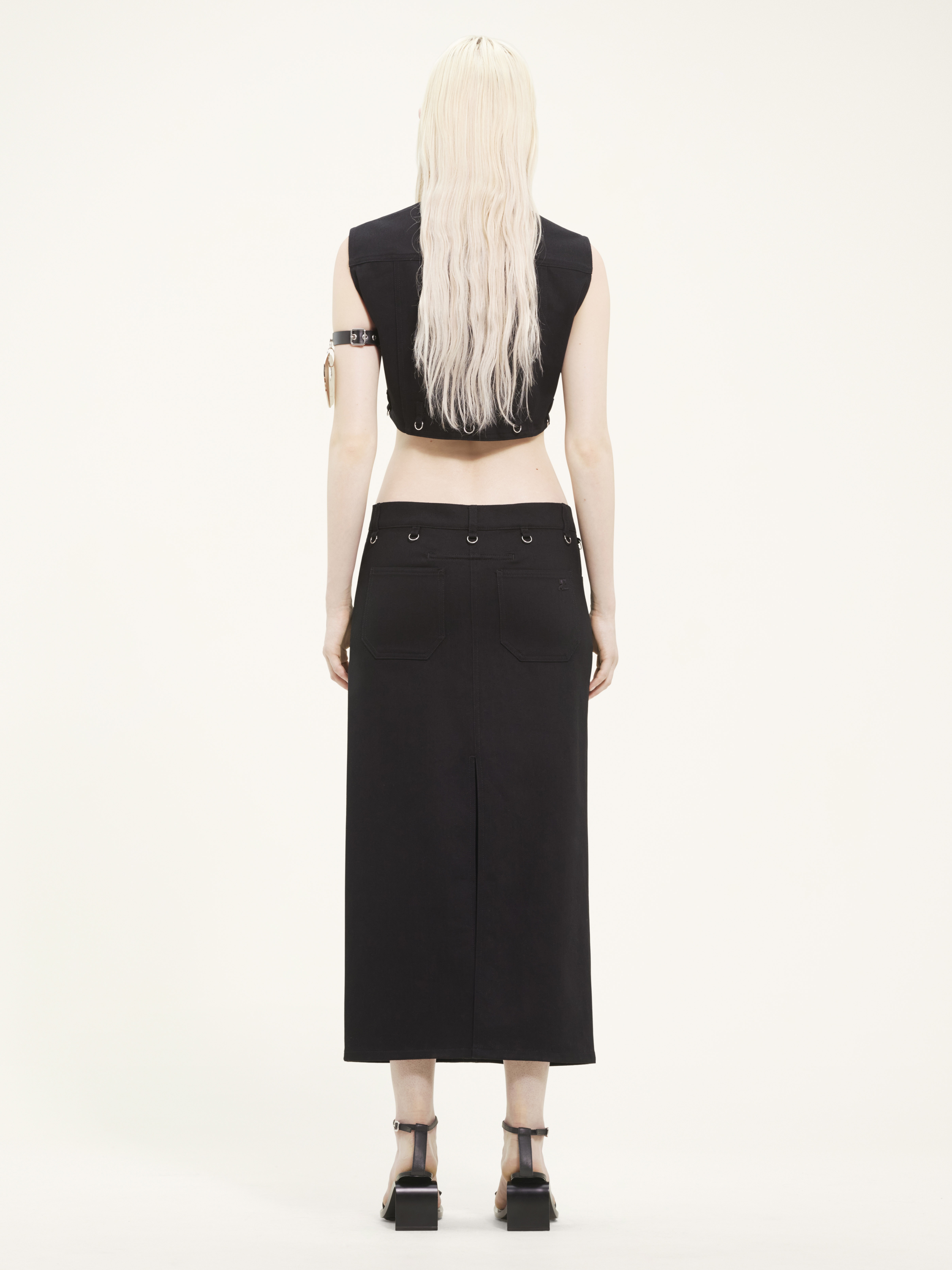 MULTIFLEX DENIM CROPPED VEST - 4