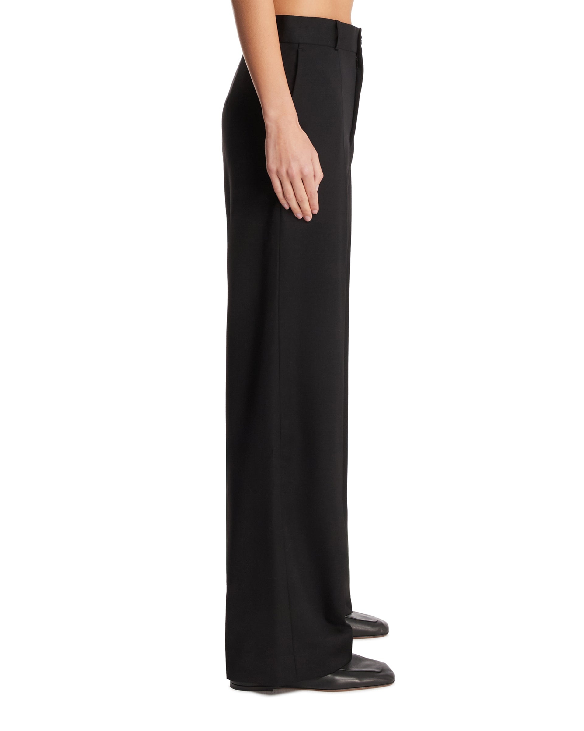 Black Wool Trousers - 5