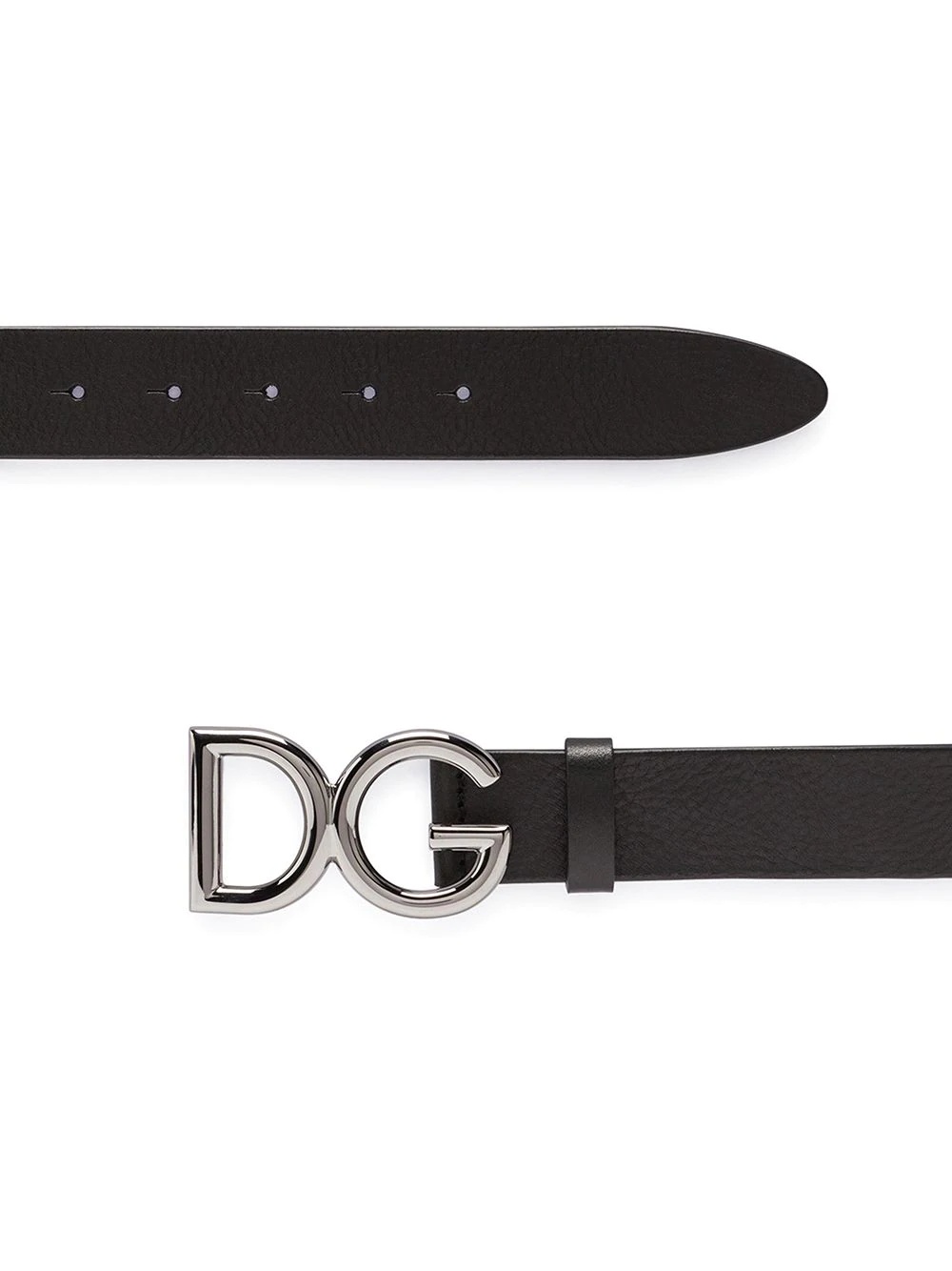 logo-buckle belt - 2