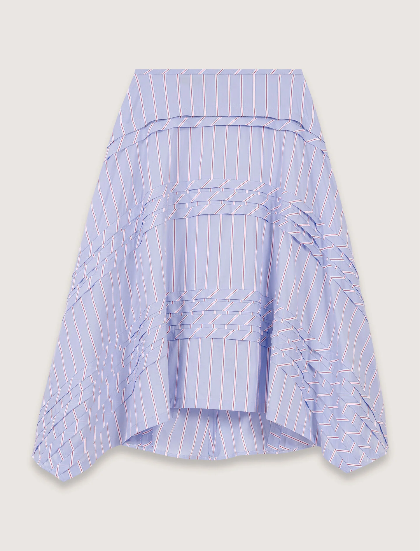 Striped cotton maxi skirt - 1