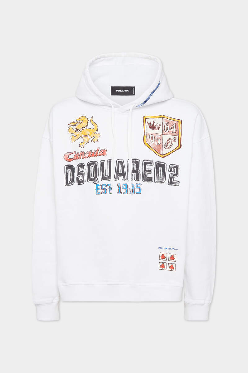 RELAX FIT HAND-DRAWN HOODIE 1