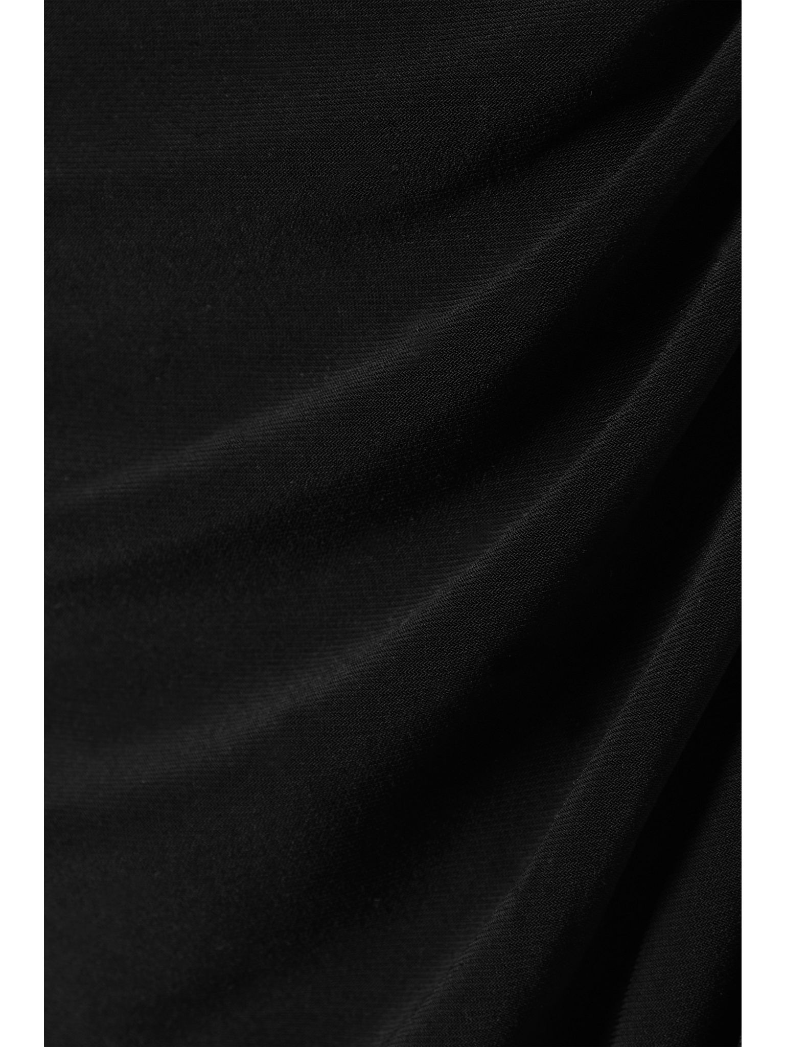 Ruched stretch-jersey mini dress Black - 4