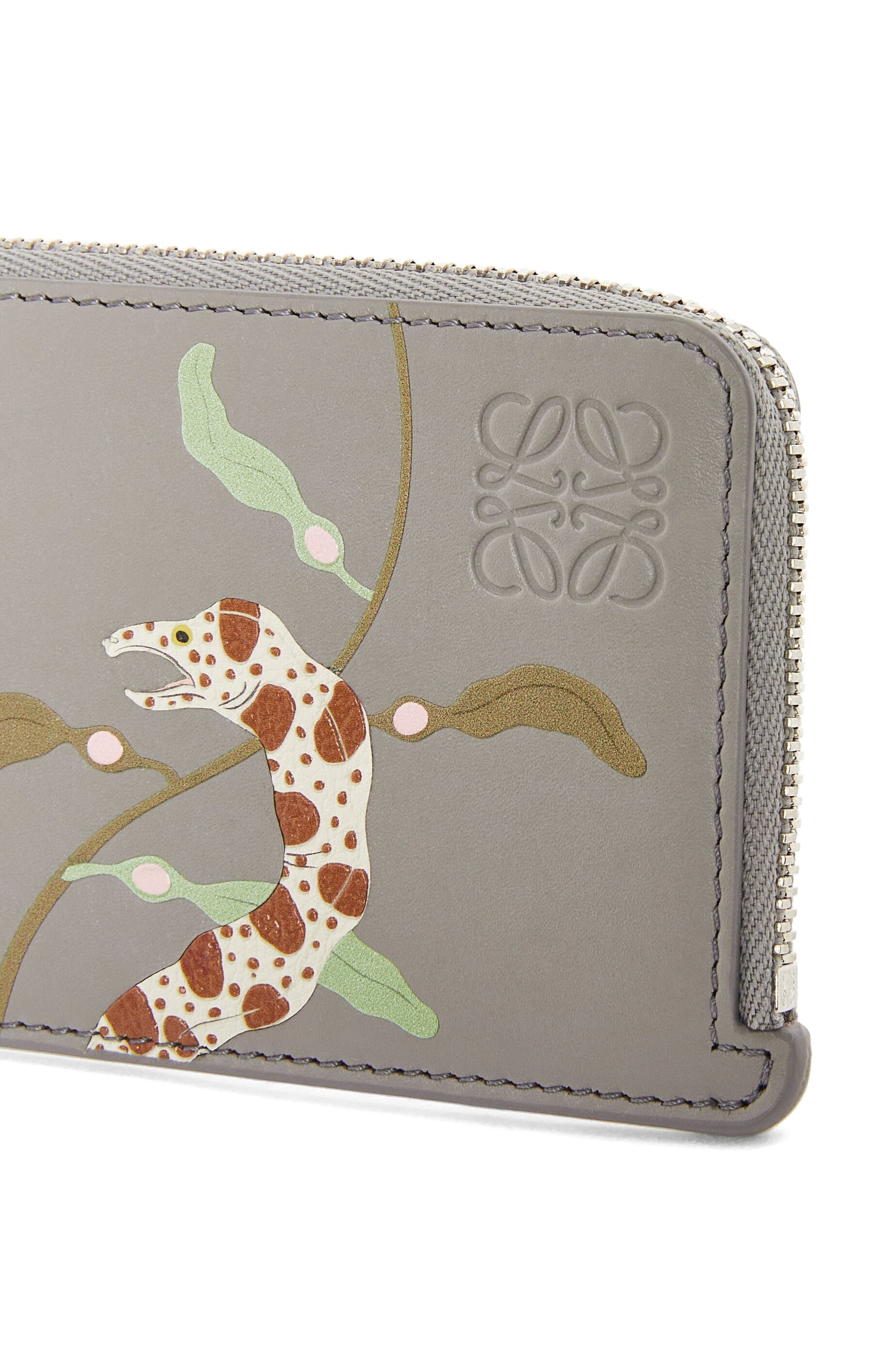 Eels coin cardholder in satin calfskin - 4